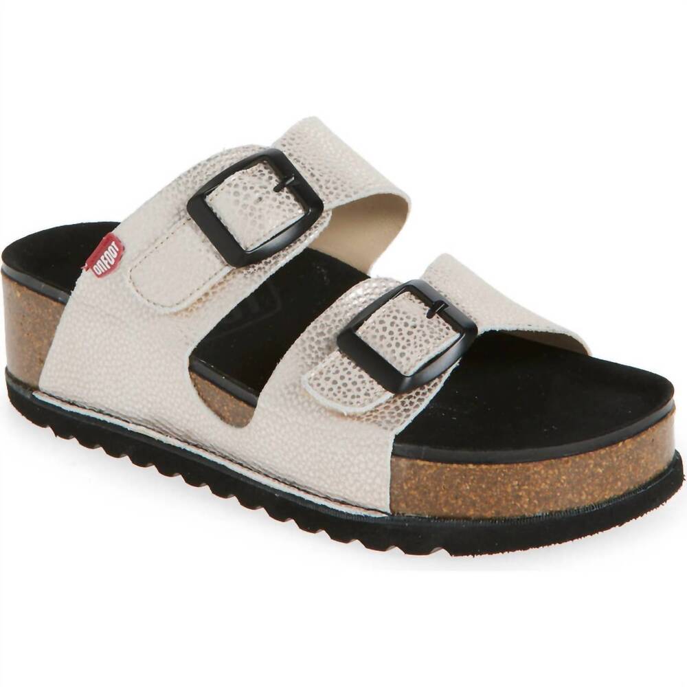NEW ONFOOT women's naoshima sandal in starlight gold